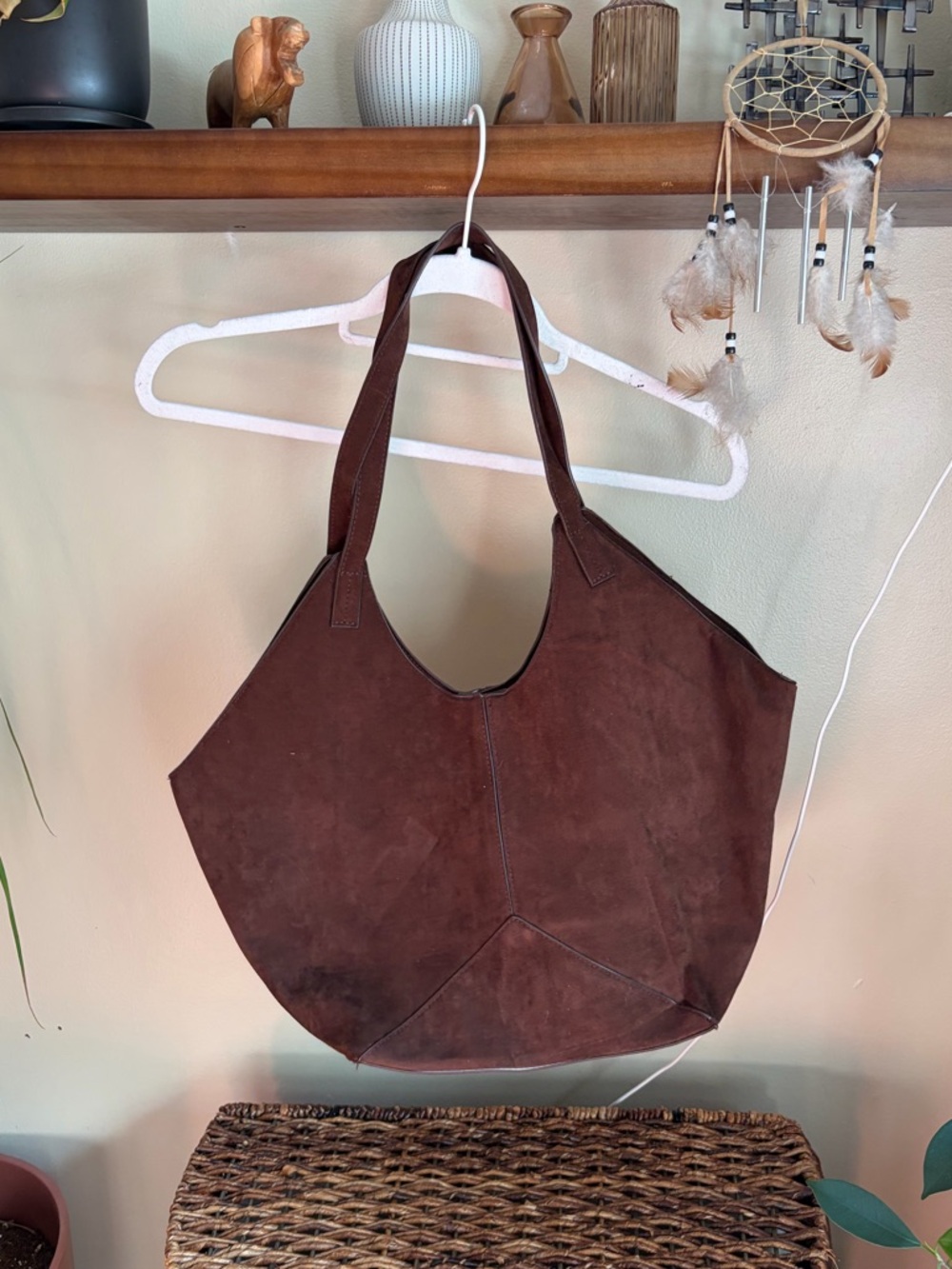 Universal Thread Faux Suede Tulip Totebag